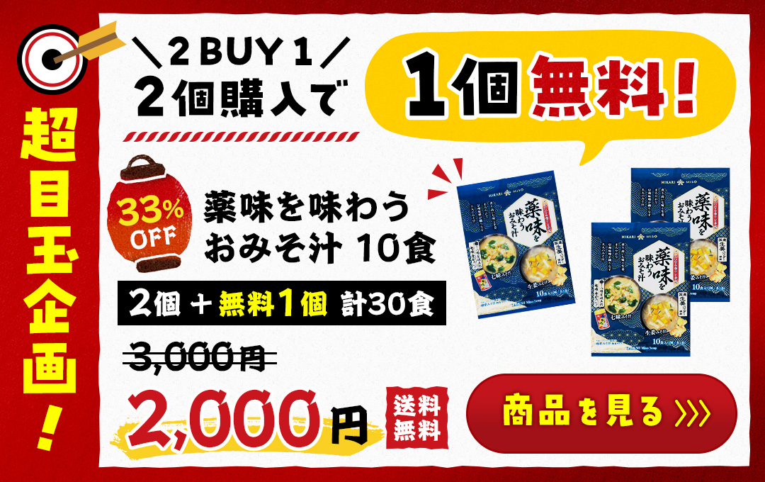 【販売1周年記念】＼2BUY1／2個購入で1個無料！！！ 1037 薬味を味わうおみそ汁 10食