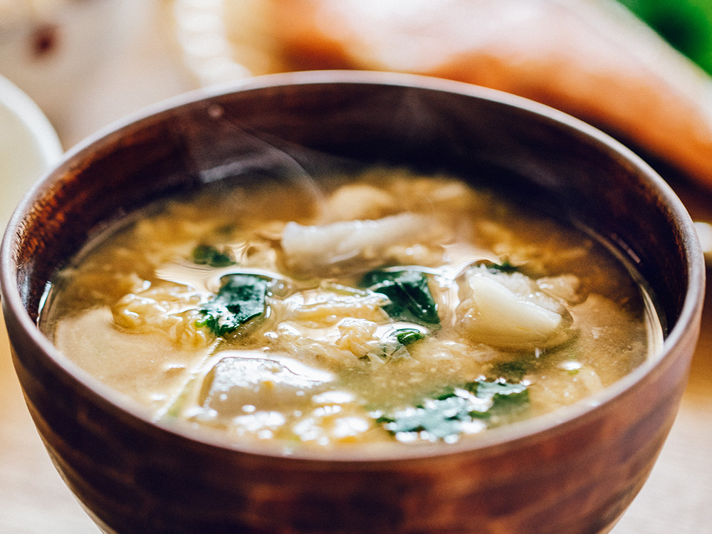 叩きれんこんのかきたま汁