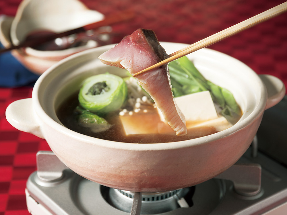 味噌のブリしゃぶ鍋