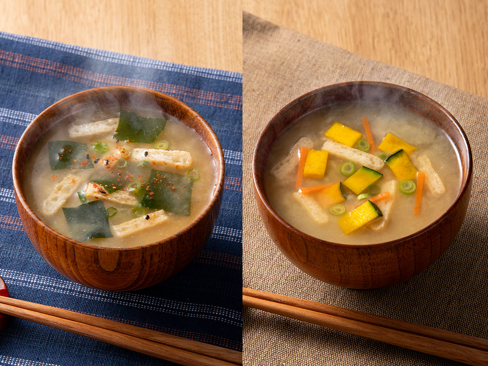 ひかり味噌（薬味を味わうおみそ汁）