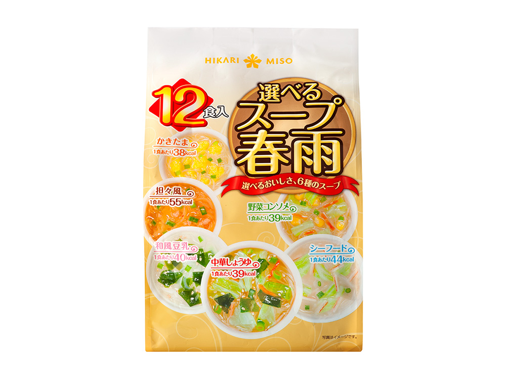 ひかり味噌（選べるスープ春雨 12食）