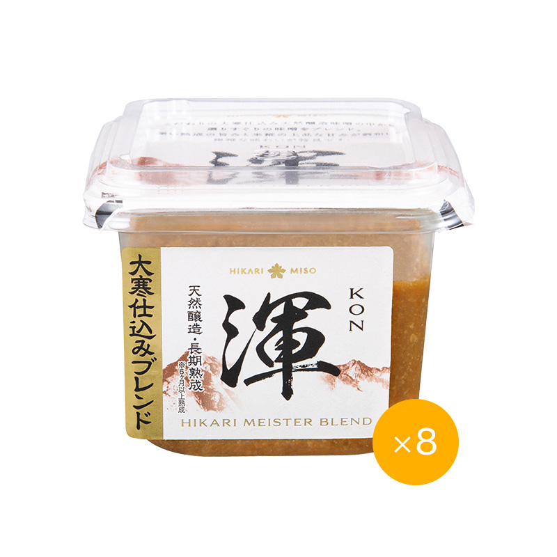 ひかり味噌 大寒仕込み味噌 渾 400g (×8個)