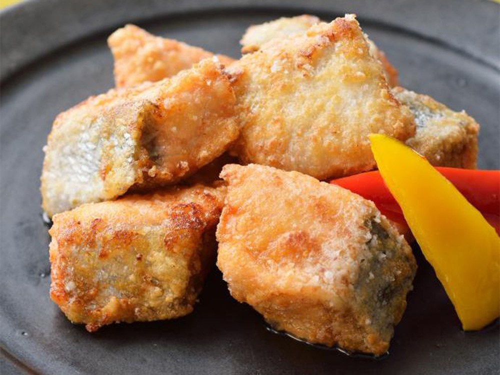 鮭の簡単竜田揚げ（ひかり味噌 円熟こうじみそ） 